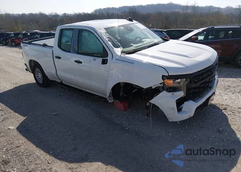 2024 Chevrolet Silverado 1500 4Wd Standard Bed Wt из США, поврежденный, VIN 1GCRDAEK2RZ208689